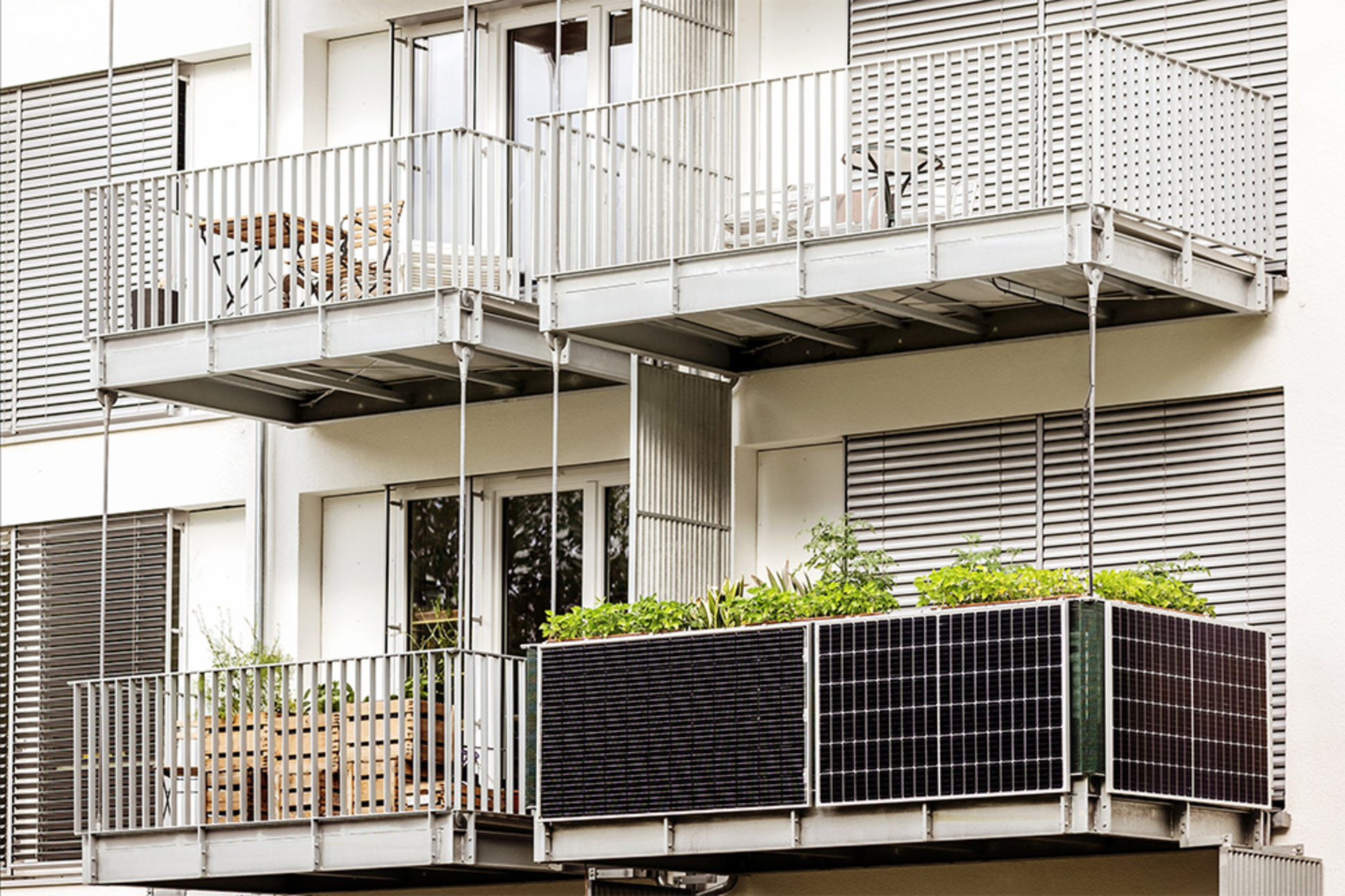 Balkon&shy;kraftwerk bei Elektro-Steiger GmbH in Bad Elster