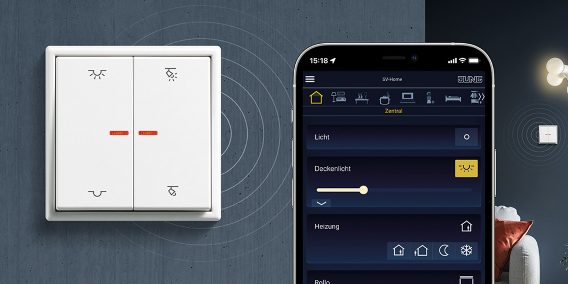 KNX RF Taster bei Elektro-Steiger GmbH in Bad Elster